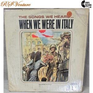 "WHEN WE WERE IN ITALY" Vinyl LP Record Album